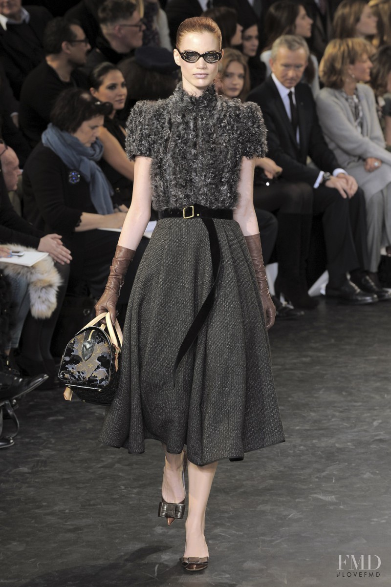 Rianne ten Haken featured in  the Louis Vuitton fashion show for Autumn/Winter 2010