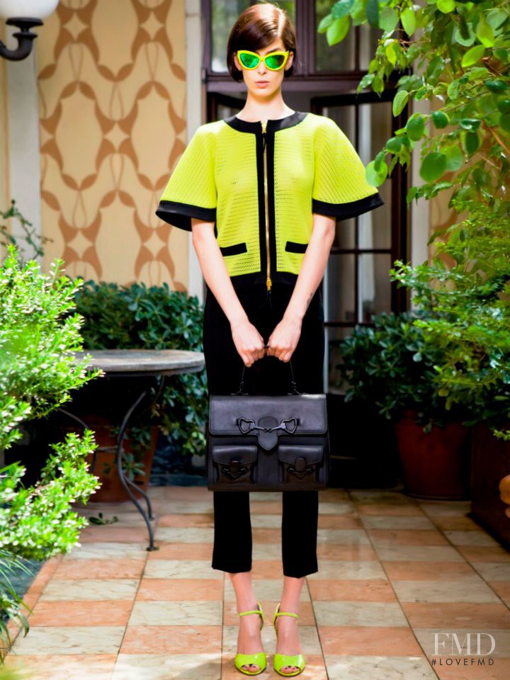 Kristina Salinovic featured in  the Moschino fashion show for Resort 2013