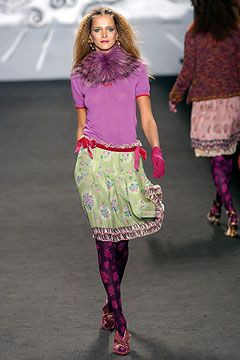 Anna Sui fashion show for Autumn/Winter 2004