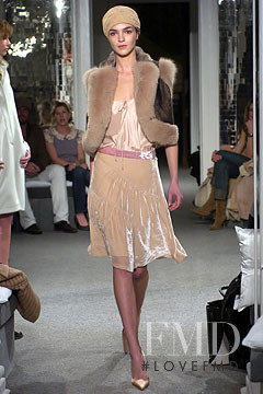 Mariacarla Boscono featured in  the Lawrence Steele fashion show for Autumn/Winter 2004