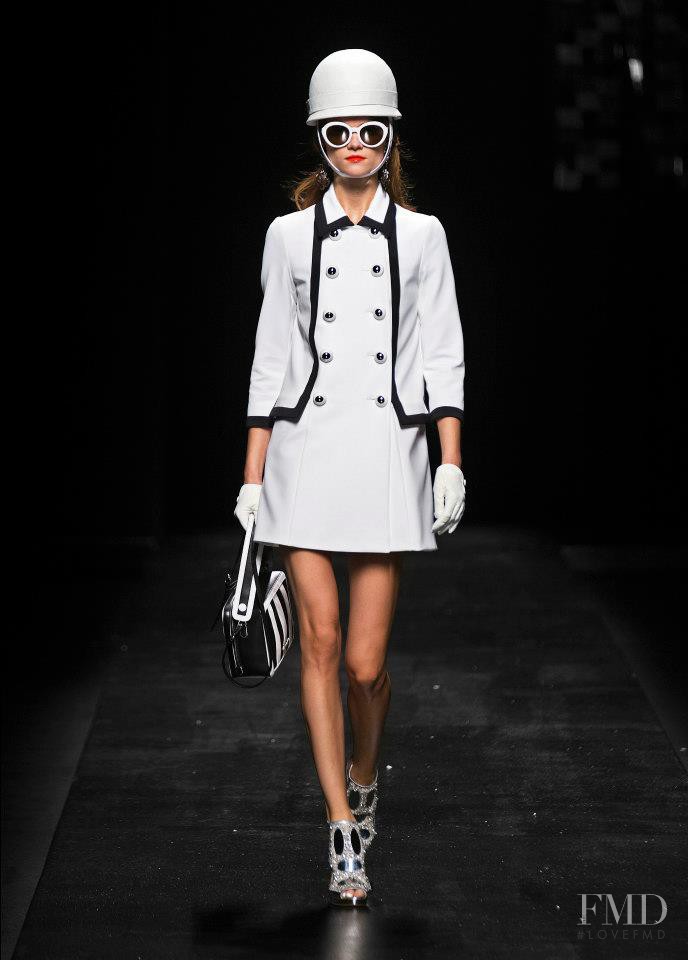 Kasia Struss featured in  the Moschino fashion show for Spring/Summer 2013