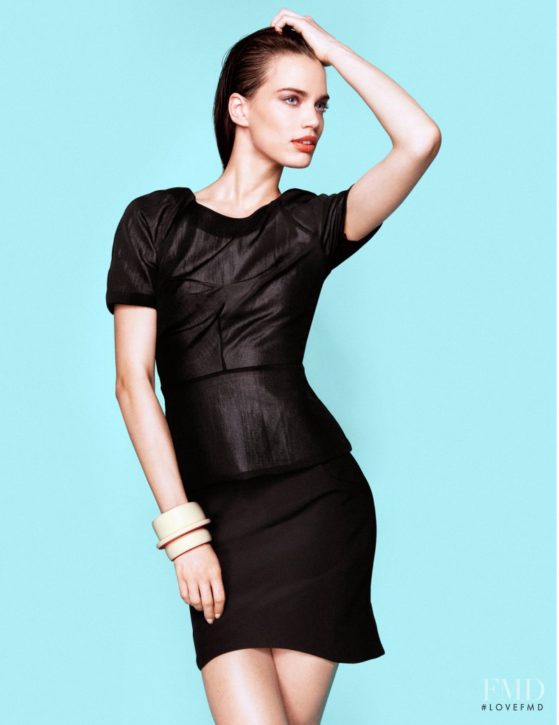 Rianne ten Haken featured in  the H&M catalogue for Fall 2012