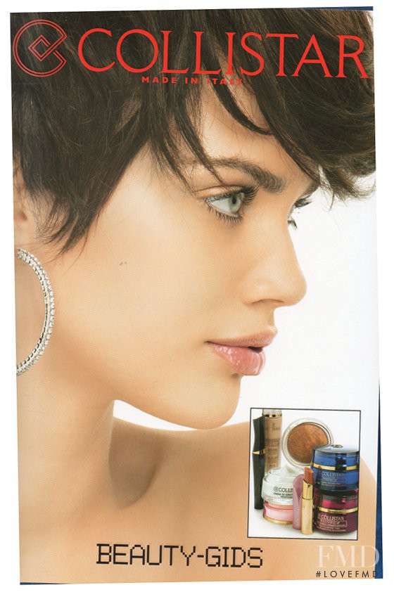 Rianne ten Haken featured in  the Collistar advertisement for Autumn/Winter 2008