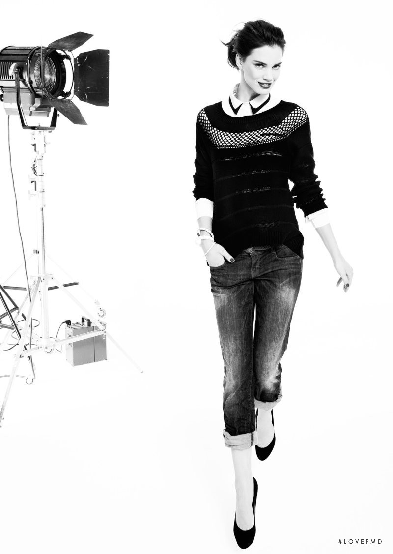 Rianne ten Haken featured in  the Blanco Autumn Smile advertisement for Autumn/Winter 2011