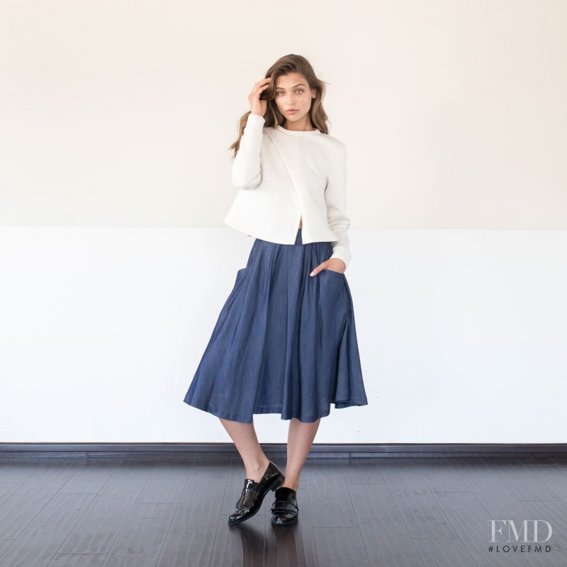 Magda Zalejska featured in  the Vivian Chan catalogue for Fall 2015