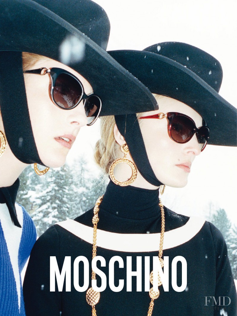Ophelie Rupp featured in  the Moschino advertisement for Autumn/Winter 2012