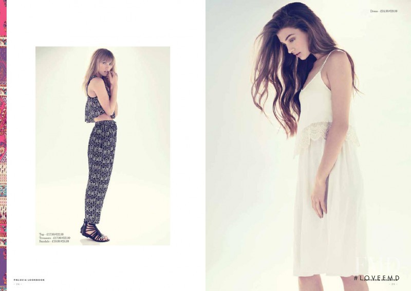 Magda Zalejska featured in  the New Look lookbook for Spring/Summer 2014