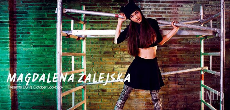 Magda Zalejska featured in  the Bershka lookbook for Fall 2013