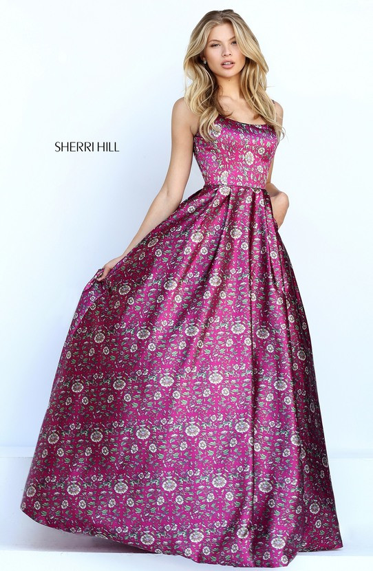 Josie Canseco featured in  the Sherri Hill catalogue for Spring/Summer 2017