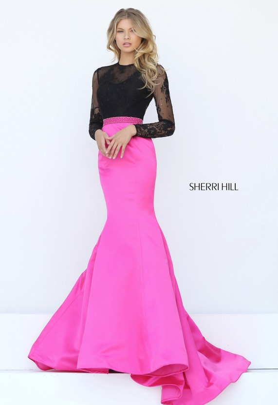 Josie Canseco featured in  the Sherri Hill catalogue for Spring/Summer 2017