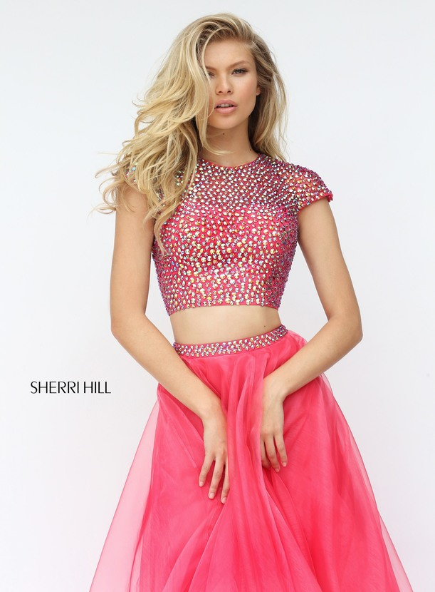 Josie Canseco featured in  the Sherri Hill catalogue for Spring/Summer 2017