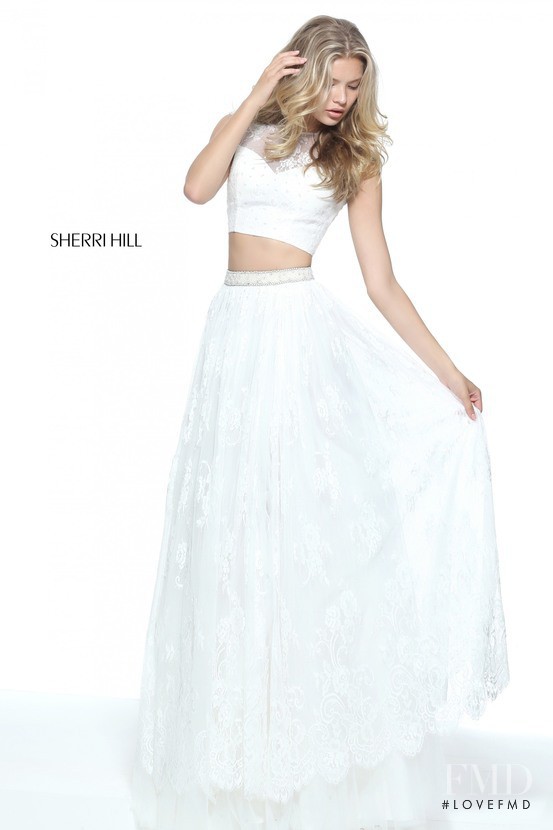 Josie Canseco featured in  the Sherri Hill catalogue for Spring/Summer 2017