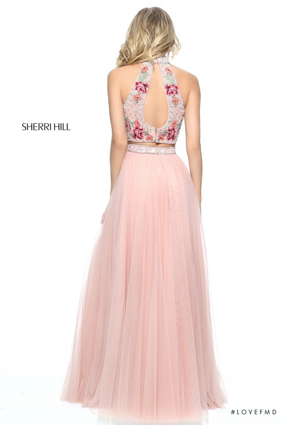 Josie Canseco featured in  the Sherri Hill catalogue for Spring/Summer 2017