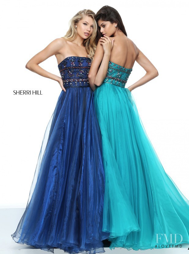 Josie Canseco featured in  the Sherri Hill catalogue for Spring/Summer 2017