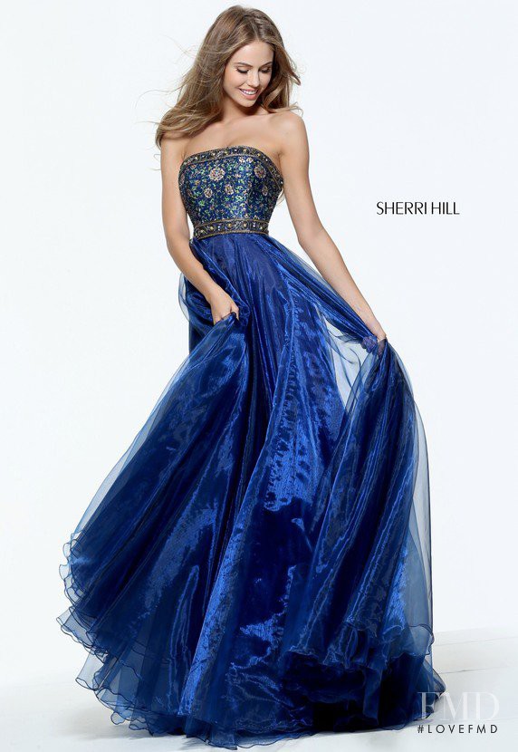 Scarlett Leithold featured in  the Sherri Hill catalogue for Spring/Summer 2017