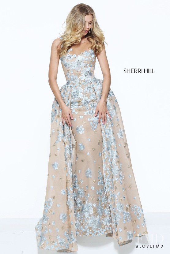 Josie Canseco featured in  the Sherri Hill catalogue for Spring/Summer 2017