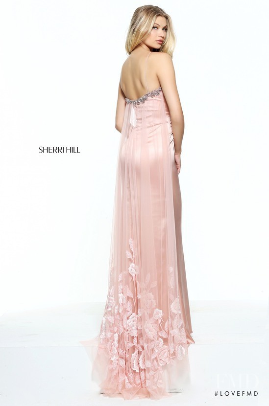 Josie Canseco featured in  the Sherri Hill catalogue for Spring/Summer 2017