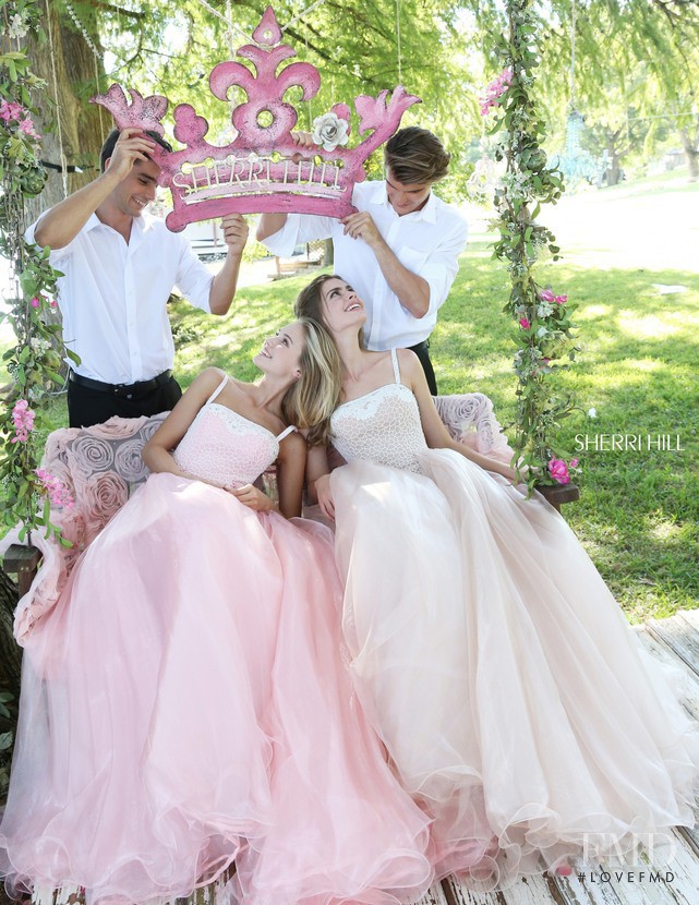 Scarlett Leithold featured in  the Sherri Hill catalogue for Spring/Summer 2017