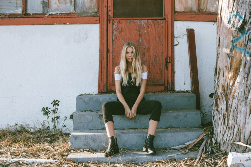 Scarlett Leithold featured in  the Brandy Melville lookbook for Autumn/Winter 2016