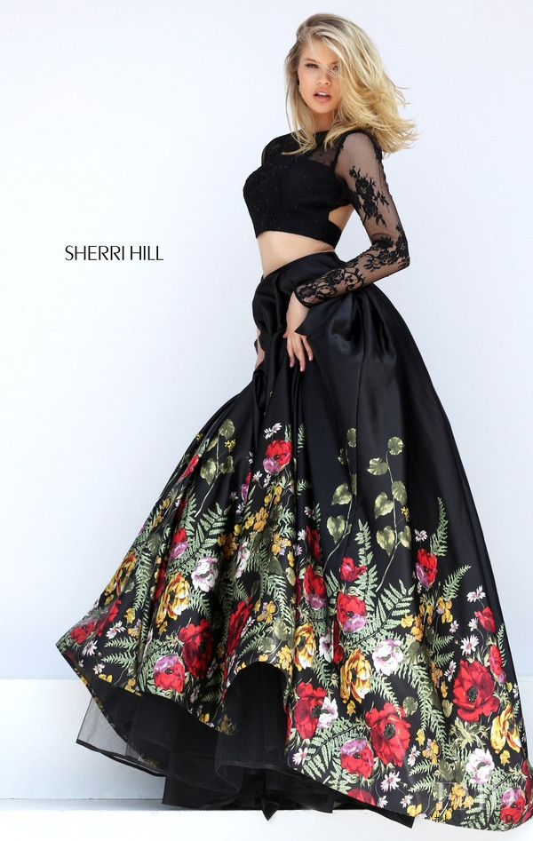 Josie Canseco featured in  the Sherri Hill catalogue for Autumn/Winter 2016