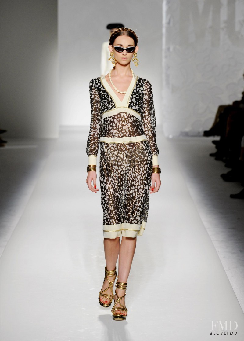 Daga Ziober featured in  the Moschino fashion show for Spring/Summer 2012