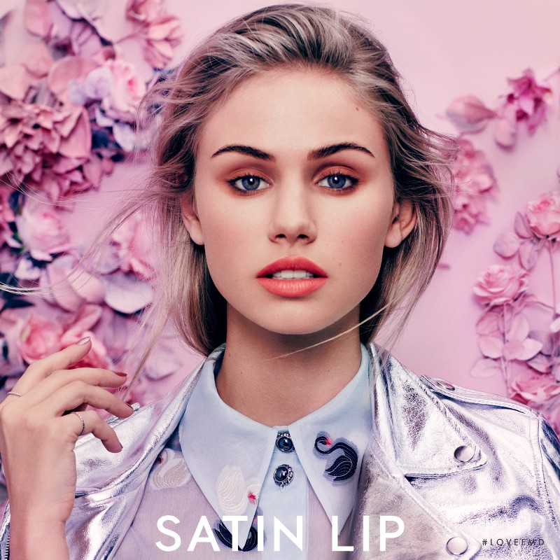 Scarlett Leithold featured in  the Colourpop advertisement for Spring/Summer 2016