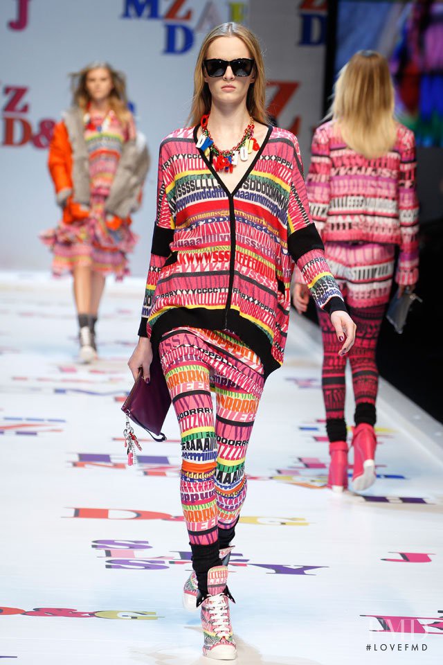 Daria Strokous featured in  the D&G fashion show for Autumn/Winter 2011