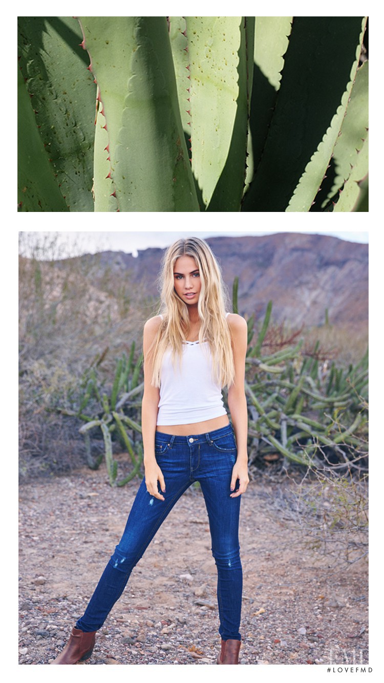 Scarlett Leithold featured in  the Ardï¿½ne lookbook for Spring/Summer 2016