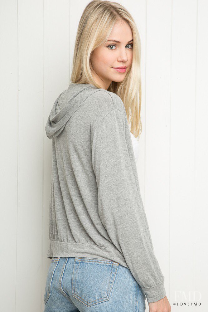 Scarlett Leithold featured in  the Brandy Melville catalogue for Autumn/Winter 2015