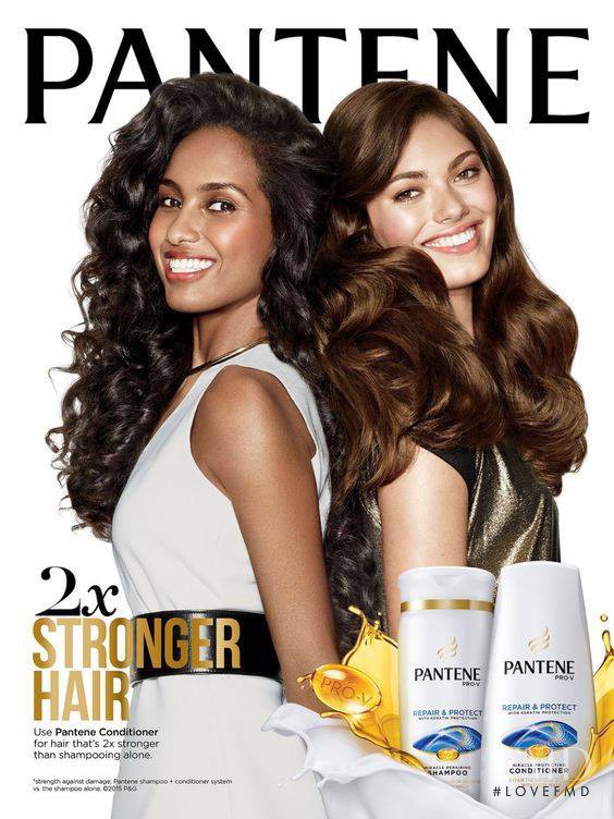 Klara Vrtalova featured in  the Pantene advertisement for Autumn/Winter 2015