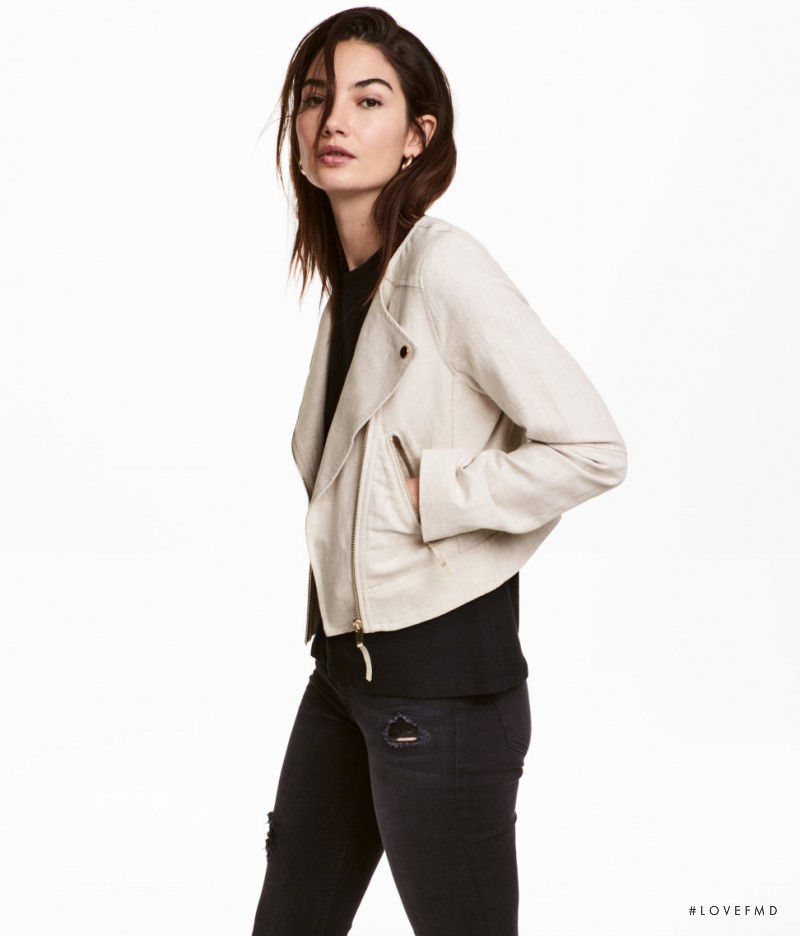 Lily Aldridge featured in  the H&M catalogue for Spring 2017