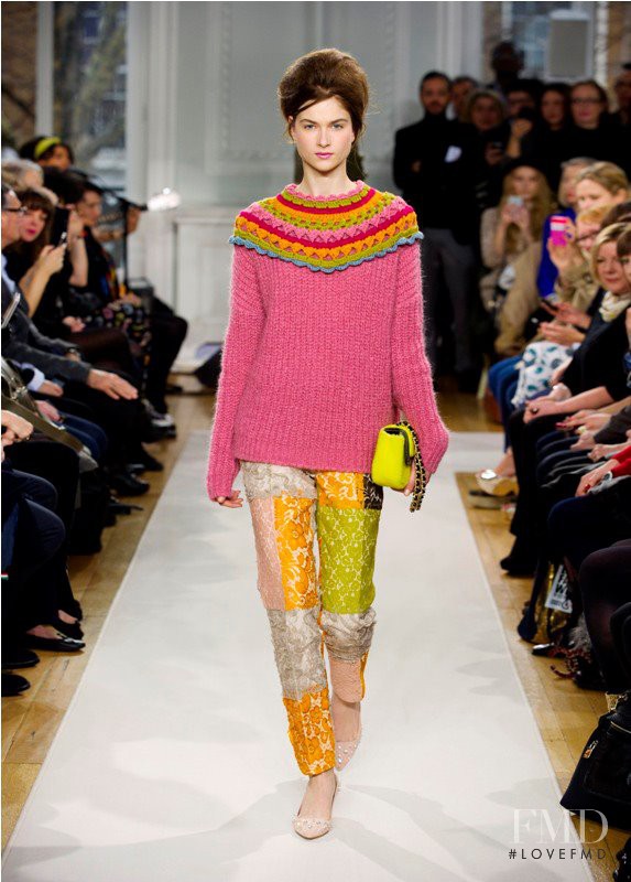 Bo Don featured in  the Boutique Moschino fashion show for Autumn/Winter 2012