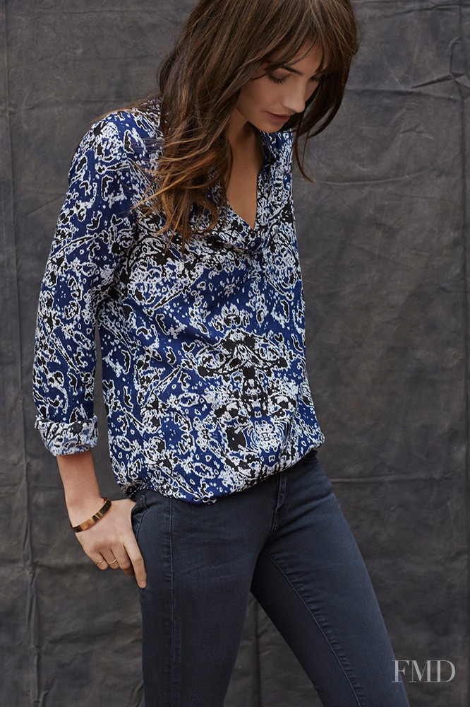 Lily Aldridge featured in  the Velvet by Graham & Spencer Denim lookbook for Autumn/Winter 2014