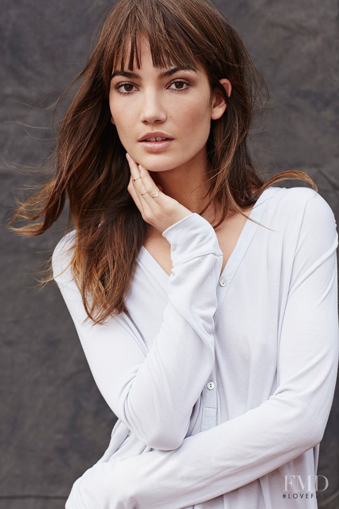 Lily Aldridge featured in  the Velvet by Graham & Spencer Denim lookbook for Autumn/Winter 2014