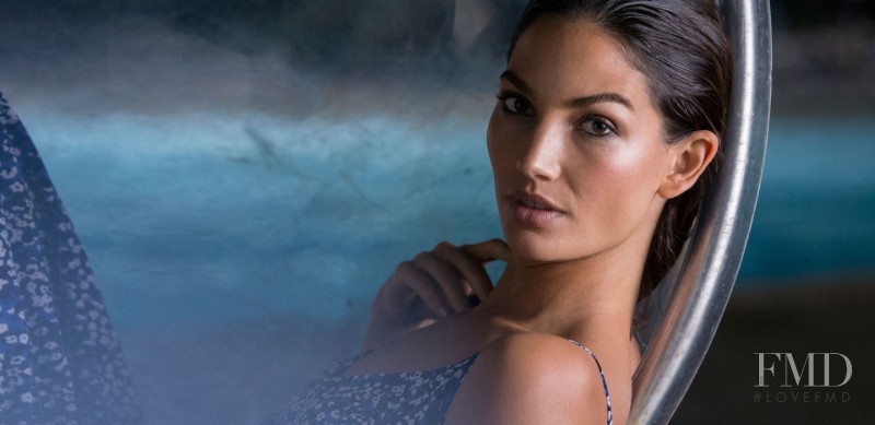 Lily Aldridge featured in  the Michael Kors Collection advertisement for Spring/Summer 2016