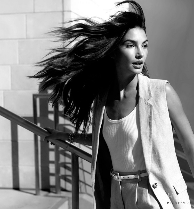 Lily Aldridge featured in  the Michael Kors Collection Jet Set 6 Collection advertisement for Spring/Summer 2016