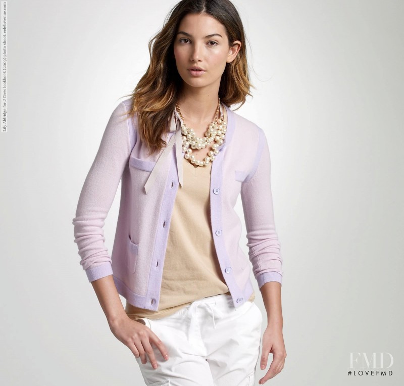 Lily Aldridge featured in  the J.Crew lookbook for Autumn/Winter 2009