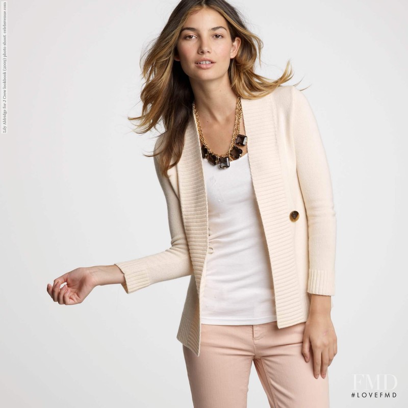 Lily Aldridge featured in  the J.Crew lookbook for Autumn/Winter 2009