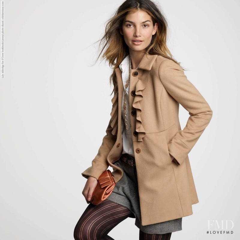 Lily Aldridge featured in  the J.Crew lookbook for Autumn/Winter 2009