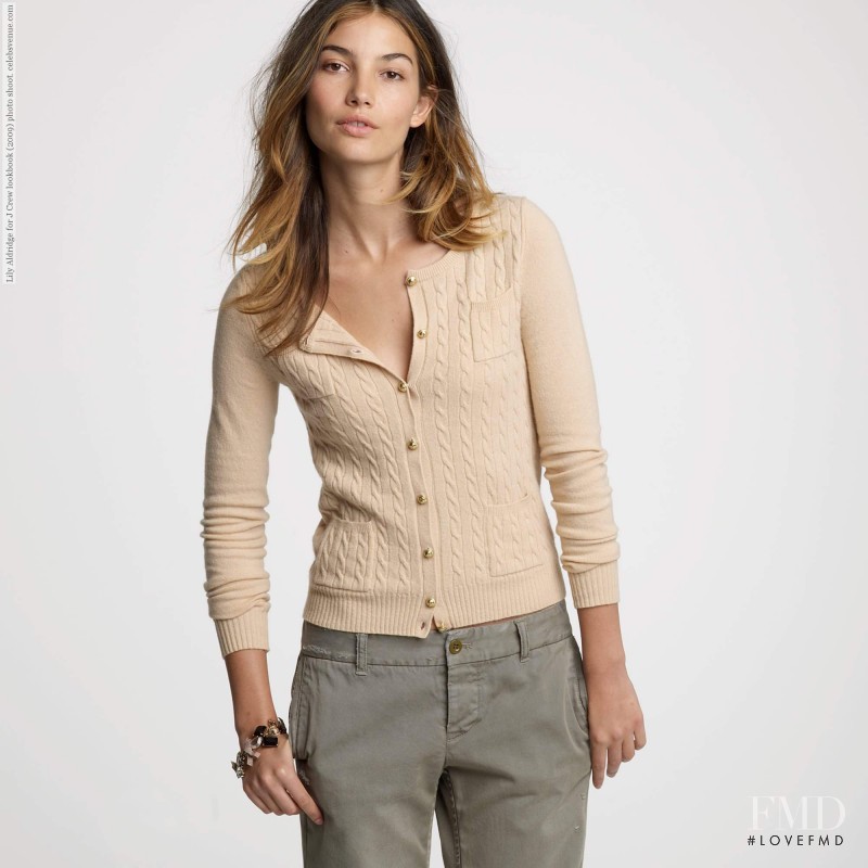 Lily Aldridge featured in  the J.Crew lookbook for Autumn/Winter 2009