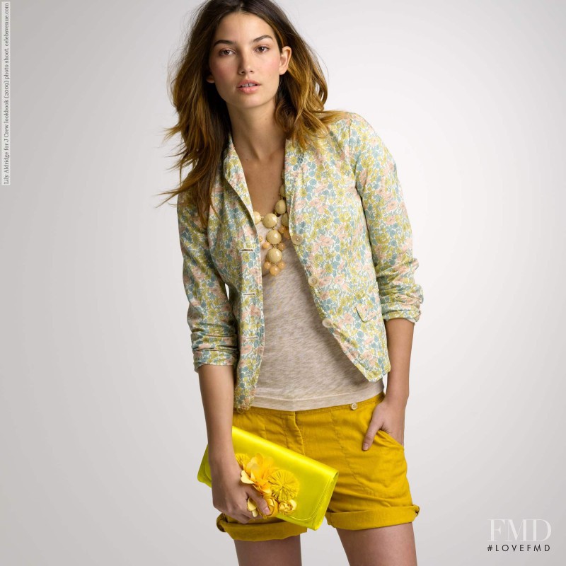 Lily Aldridge featured in  the J.Crew lookbook for Autumn/Winter 2009