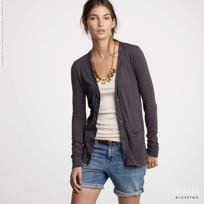 Lily Aldridge featured in  the J.Crew lookbook for Autumn/Winter 2009