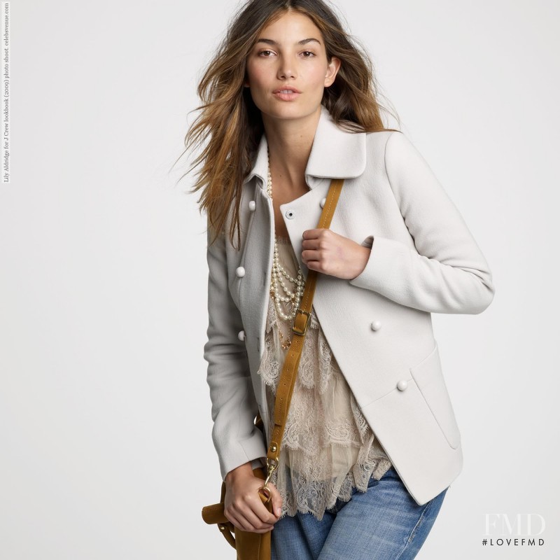 Lily Aldridge featured in  the J.Crew lookbook for Autumn/Winter 2009