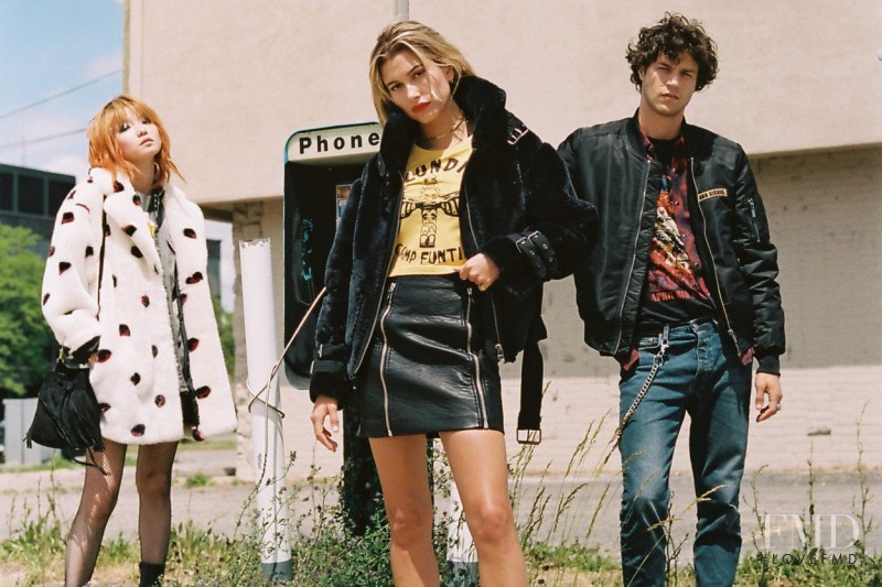 Hailey Baldwin Bieber featured in  the Eleven Paris lookbook for Autumn/Winter 2016