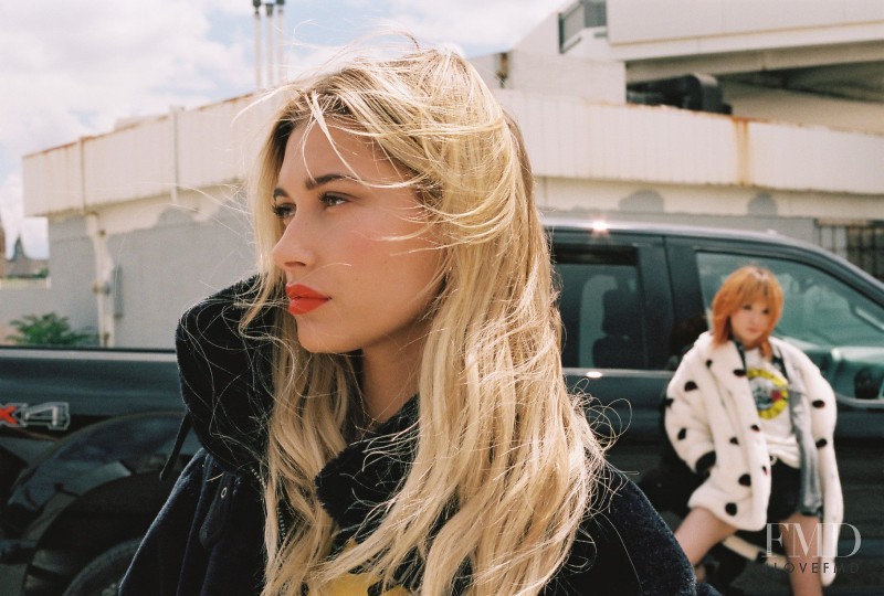Hailey Baldwin Bieber featured in  the Eleven Paris lookbook for Autumn/Winter 2016