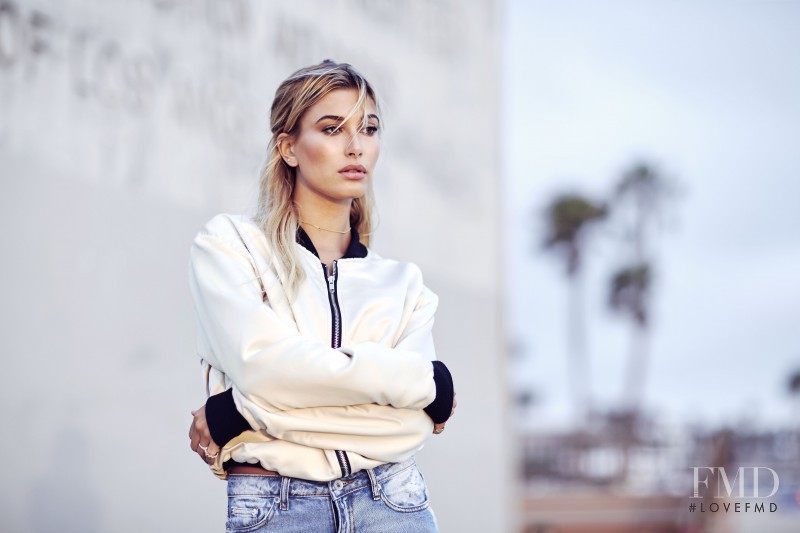 Hailey Baldwin Bieber featured in  the UGG Australia advertisement for Autumn/Winter 2016