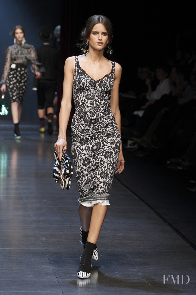 Izabel Goulart featured in  the Dolce & Gabbana fashion show for Autumn/Winter 2011