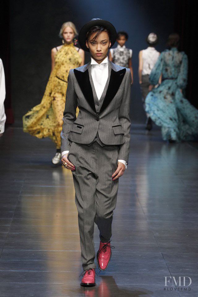 Anais Mali featured in  the Dolce & Gabbana fashion show for Autumn/Winter 2011
