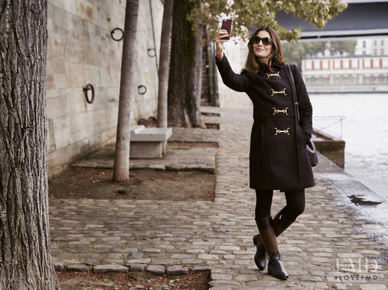 Lily Aldridge featured in  the Michael Kors Collection Jet Set Campaign advertisement for Autumn/Winter 2015