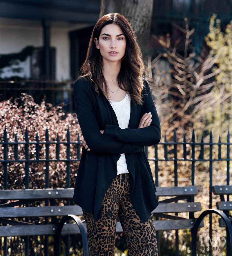 Lily Aldridge featured in  the H&M catalogue for Spring 2015